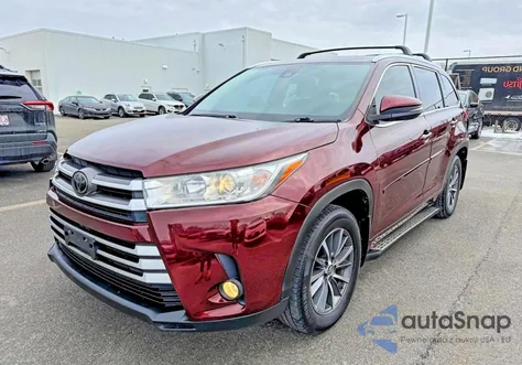 2018 Toyota Highlander Se из США, поврежденный, VIN 5TDJZRFH8JS846063